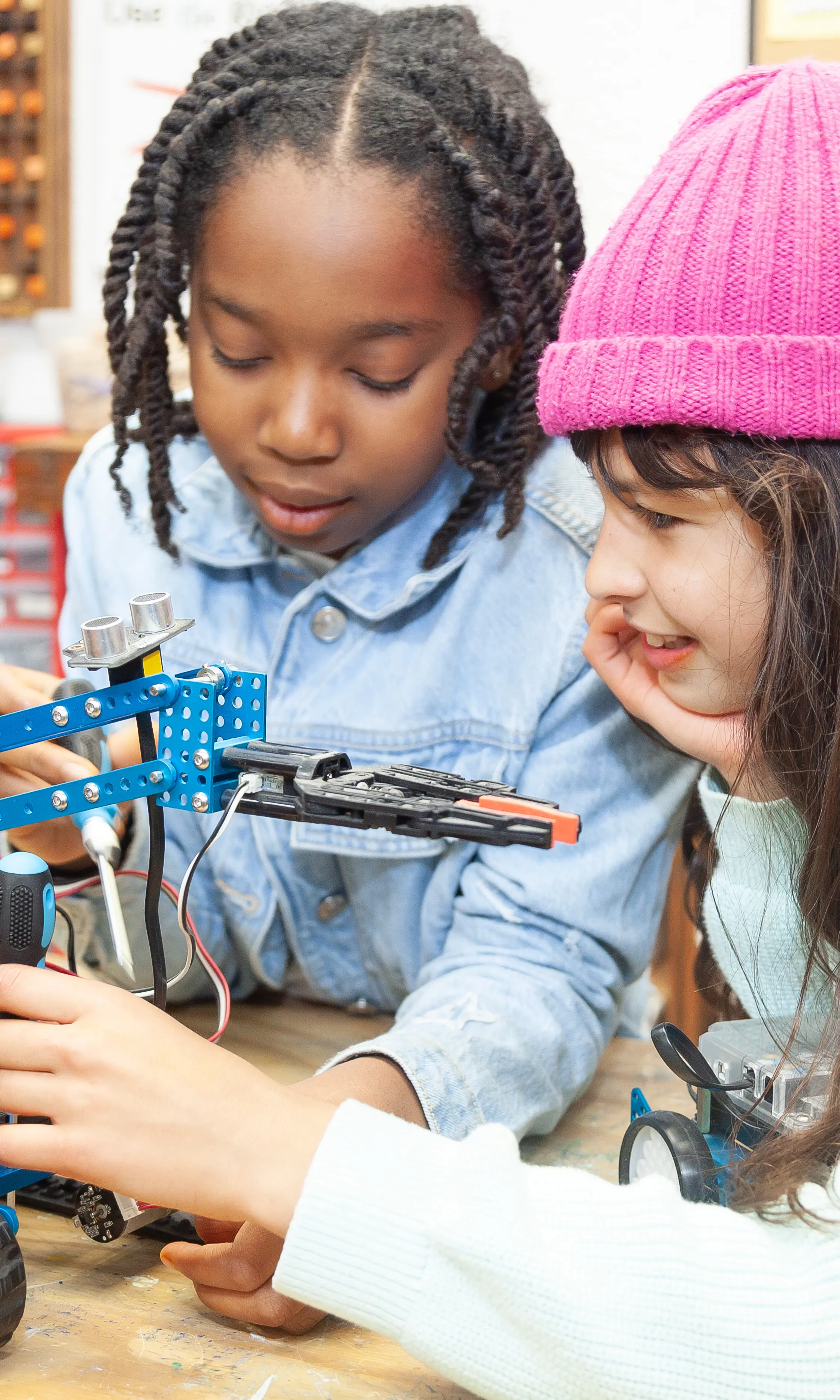 Students in the STEM lab